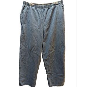 Baxter & Wells ALTERED Crop Jeans Women's sz 16 elastic waist